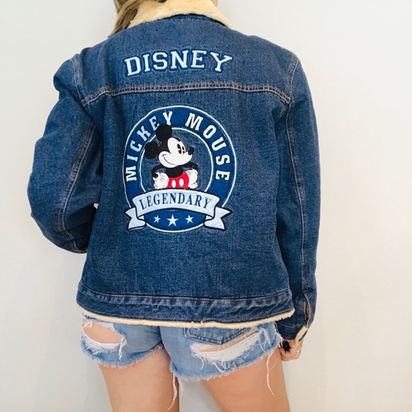 mickey mouse sherpa jacket